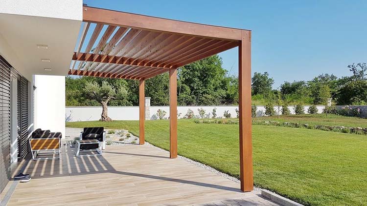 Pose soignée de Pergolas Besançon