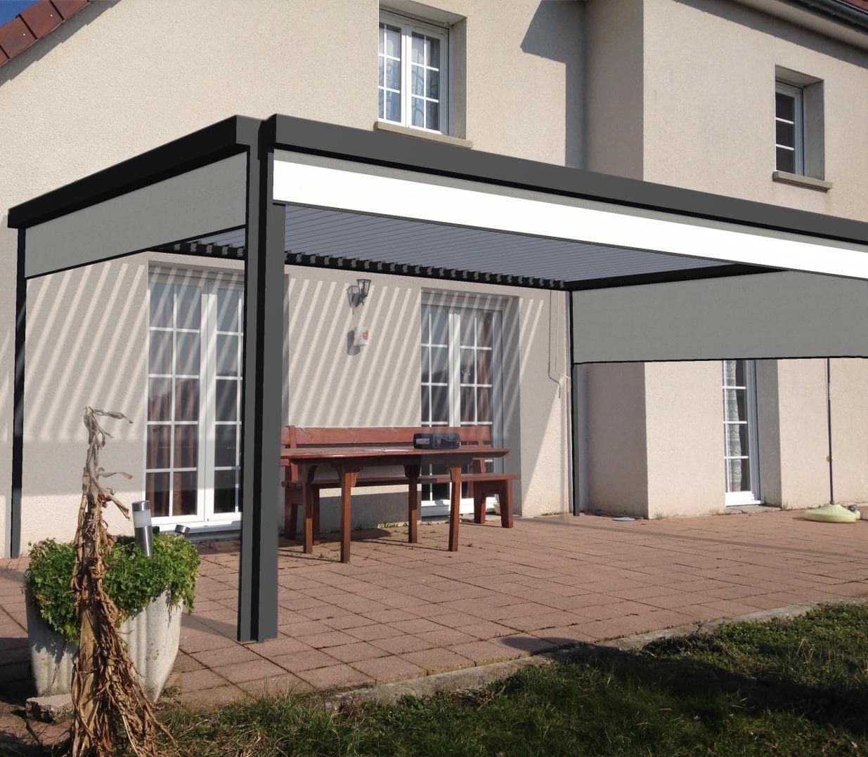 Pose de pergolas à Besançon